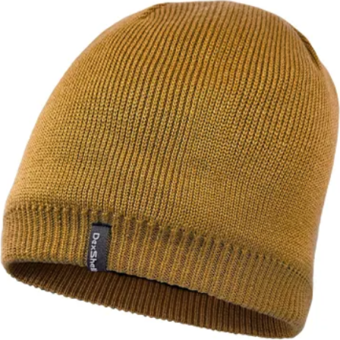 Водонепроницаемая шапка DEXSHELL BEANIE SOLO 2,0 золотисто-коричневый L/XL (58-60 см) DH372GDB20LXL