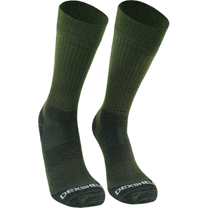 Водонепроницаемые носки DEXSHELL TERRAIN WALKING 2,0 SOCKS оливковый/зелёный M (38-41) DS62406OLVM